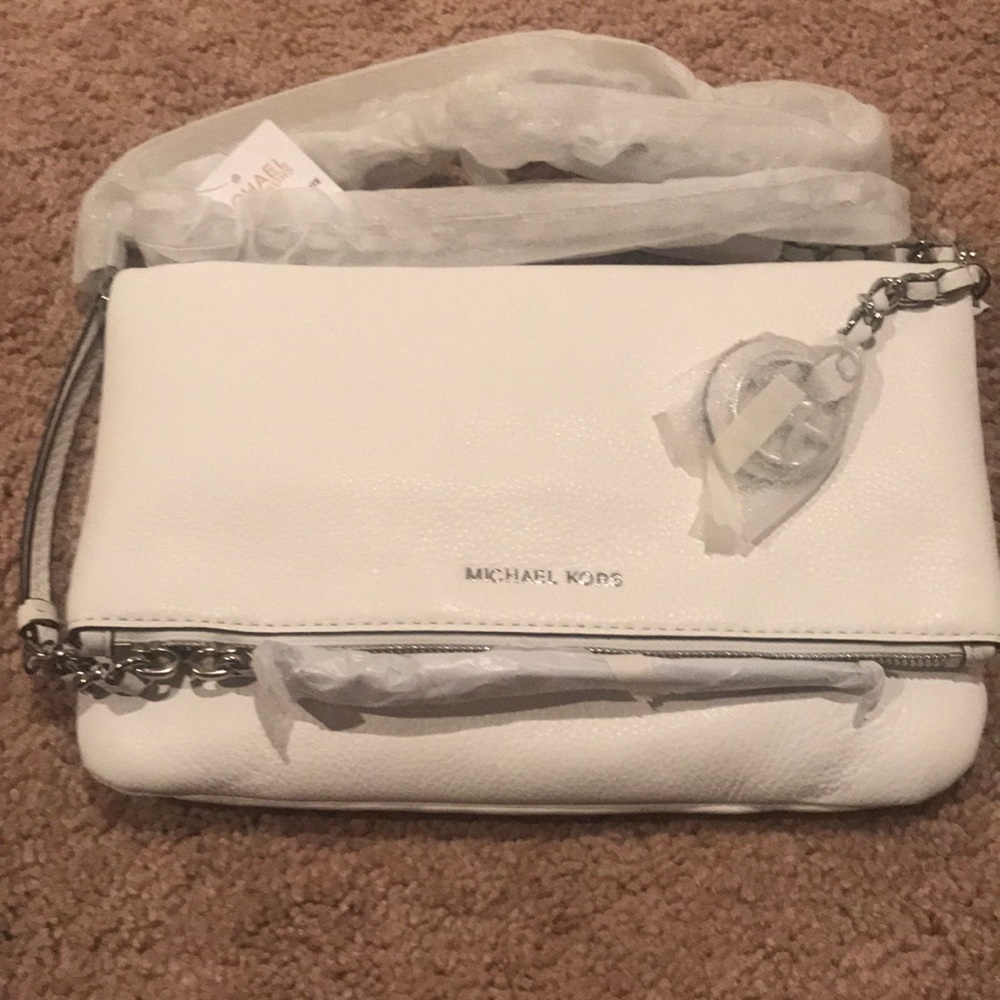 Crossbody white new with tags Michael kors bag